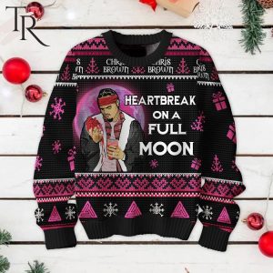 Heartbreak On A Full Moon Chris Brown Ugly Sweater