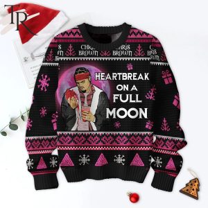 Heartbreak On A Full Moon Chris Brown Ugly Sweater