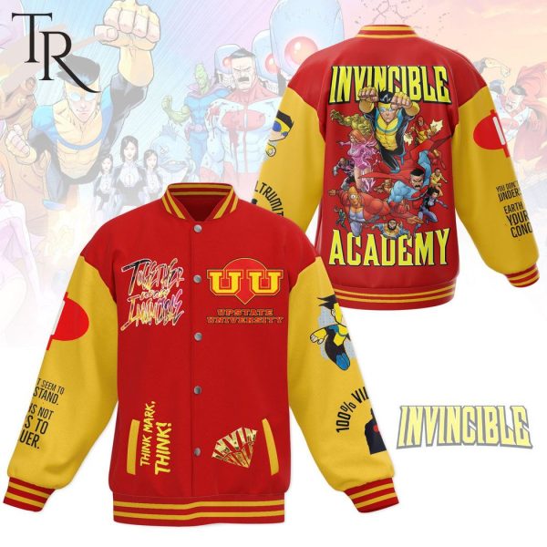 Together We’re Invincible Academy Upstate University Baseball Jacket