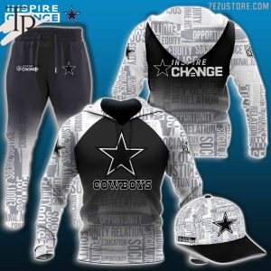 NFL Dallas Cowboys Inspire Change Opportunity – Education – Economic – Community – Police Relations – Criminal Justice Hoodie, Longpants, Cap