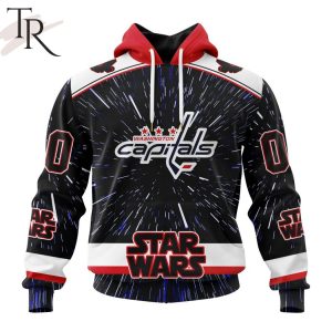NHL Washington Capitals X Star Wars Meteor Shower Design Hoodie