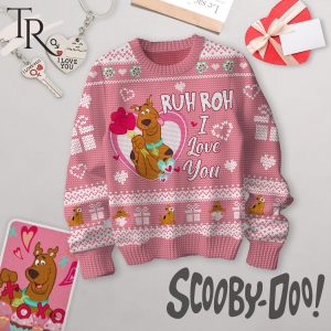 Ruh Roh I Love You Scooby-Doo Valentine Sweater