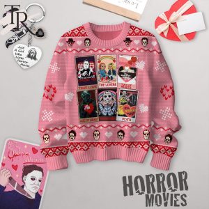 Horror Movies Valentine Sweater