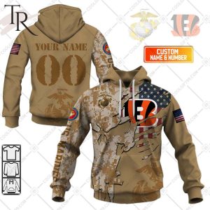 Cincinnati Bengals NFL Personalized Your Name Fishing Camo Hoodie 3D All  Over Print