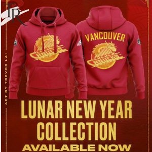 NHL Vancouver Canucks Lunar New Year Hoodie, Longpants, Cap – Red