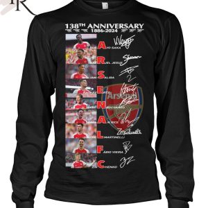 Arsenal FC 138th Anniversary 1886-2024 T-Shirt