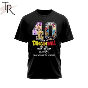 40 Years Of Dragon Ball 1984-2024 Akira Toriyama Signature Thank 