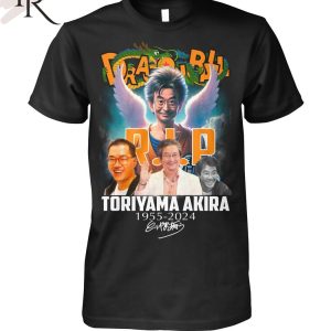 Dragon Ball R.I.P Toriyama Akira 1955-2024 T-Shirt