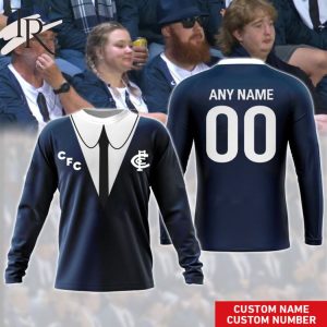 Personalized AFL Carlton Blues Long Sleeve Shirt Limited Edition