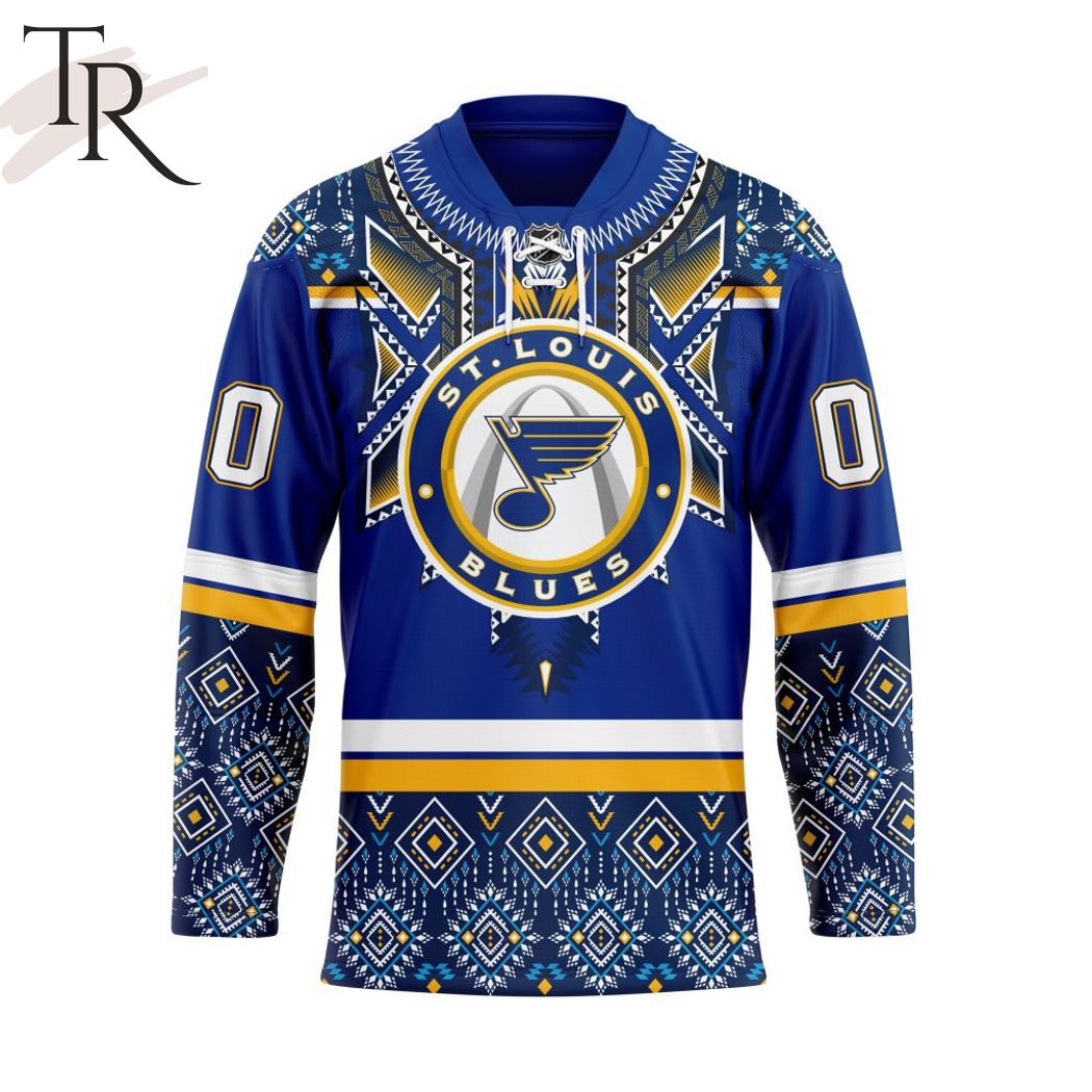 Personalized NHL St. Louis Blues Native Hockey Jersey Design 2024