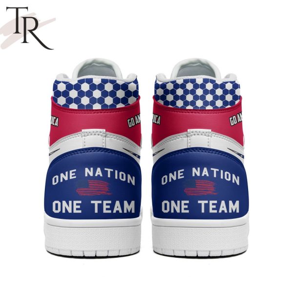 Go America One Nation One Time Comeon Air Jordan 1, Hightop