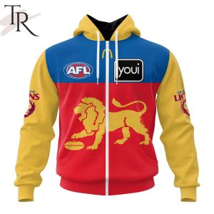 AFL Brisbane Lions Personalized 2024 Away Hoodie