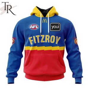 AFL Brisbane Lions Personalized 2024 Fitzroy Hoodie