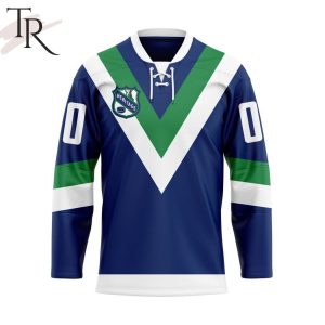 NHL Vancouver Canucks Personalized Heritage Hockey Jersey Design