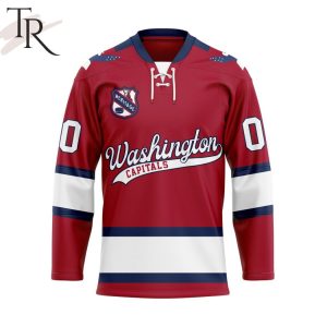 NHL Washington Capitals Personalized Heritage Hockey Jersey Design