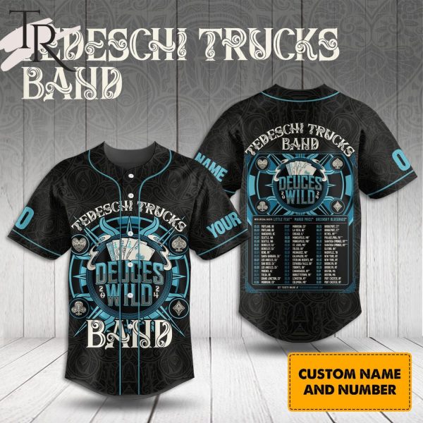Tedeschi Trucks Band 2024 Deuces Wild Tour Custom Baseball Jersey