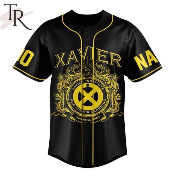 Xavier Institute For Higher Learning Custom Baseball Jersey