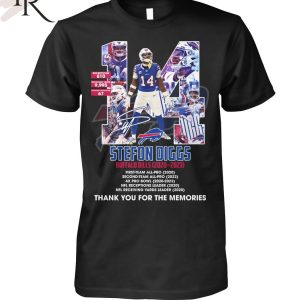 Stefon Diggs Buffalo Bills 2020-2023 Thank You For The Memories T-Shirt