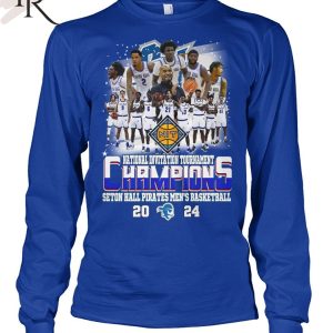 National Invitation Tournament Champions Seton Hall Pirates Men’s Basketball 2024 T-Shirt