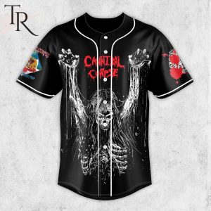 Cannibal Corpse Amon Amarth Metal Crushes All Tour 2024 Baseball Jersey