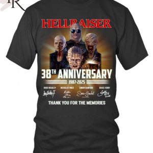 Hellraiser 38th Anniversary 1987-2025 Thank You For The Memories T-Shirt