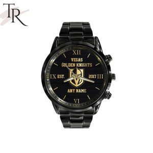 NHL Vegas Golden Knights Special Black Stainless Steel Watch