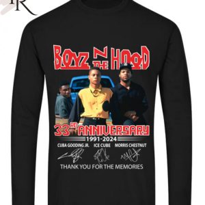 Boyz N The Hood 33rd Anniversary 1991-2024 Thank You For The Memories T-Shirt