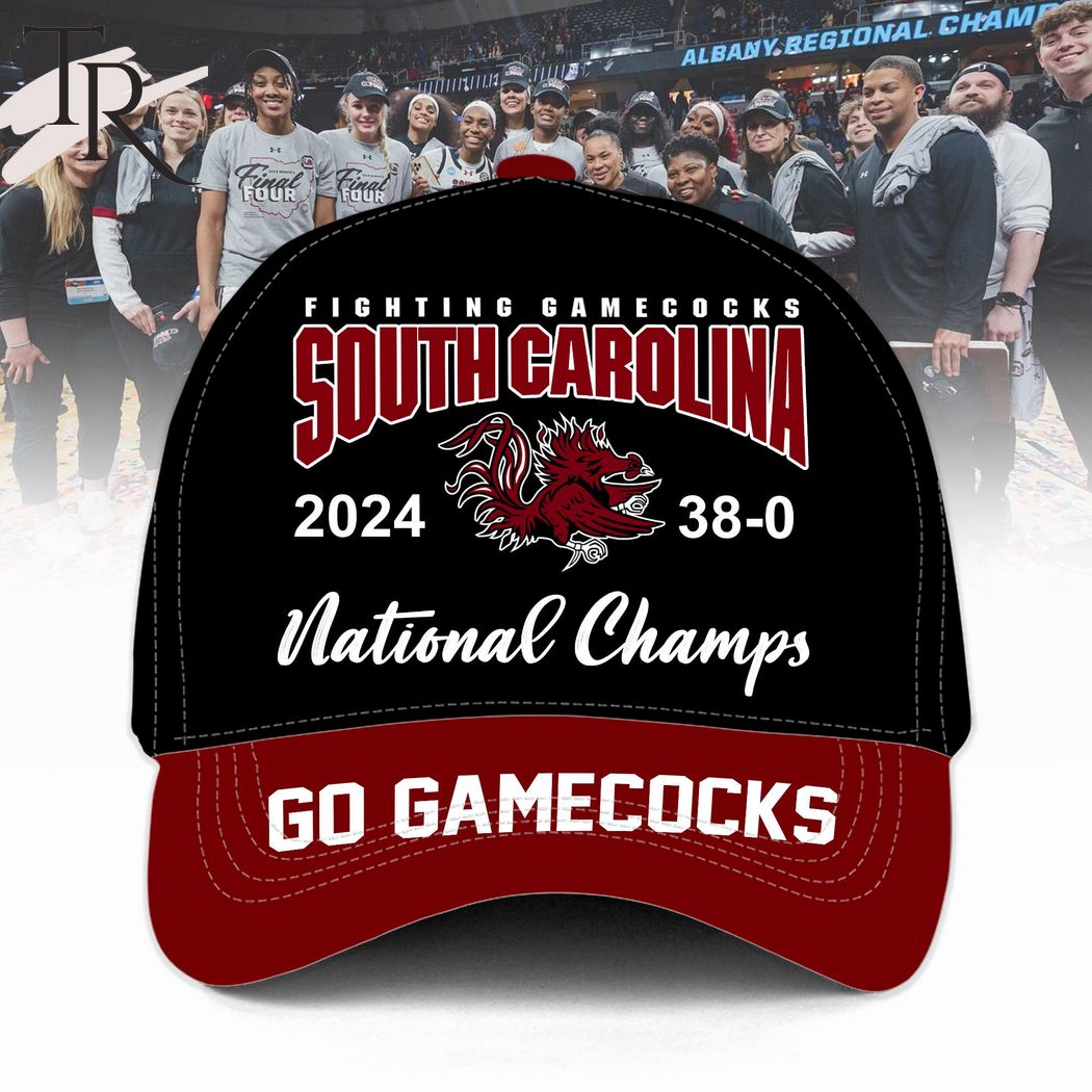 Fighting South Carolina Gamecocks 2024 38-0 National Champs Go Gamecocks Classic Cap - Black