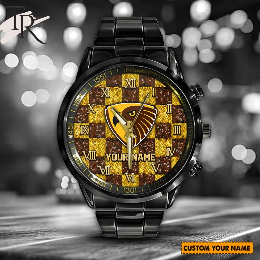 AFL Hawthorn Football Club Special Stainless Steel Watch Design