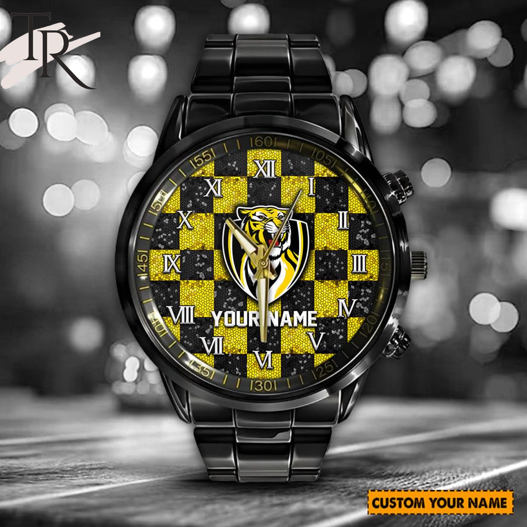 AFL Richmond Tigers Special Stainless Steel Watch Design