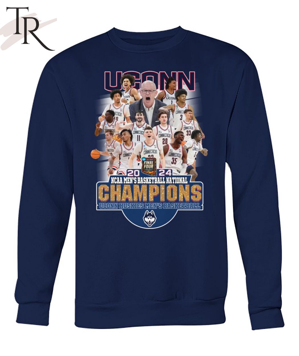 2024 NCAA Men's Basketball National Champions Uconn Huskies T-Shirt