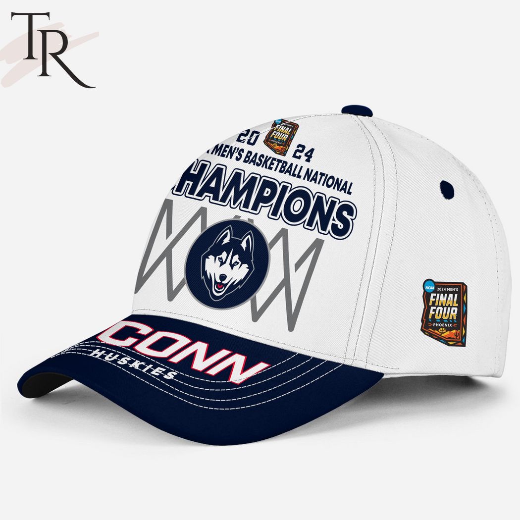 2024 Final Four Champions Uconn Huskies Classic Cap - White