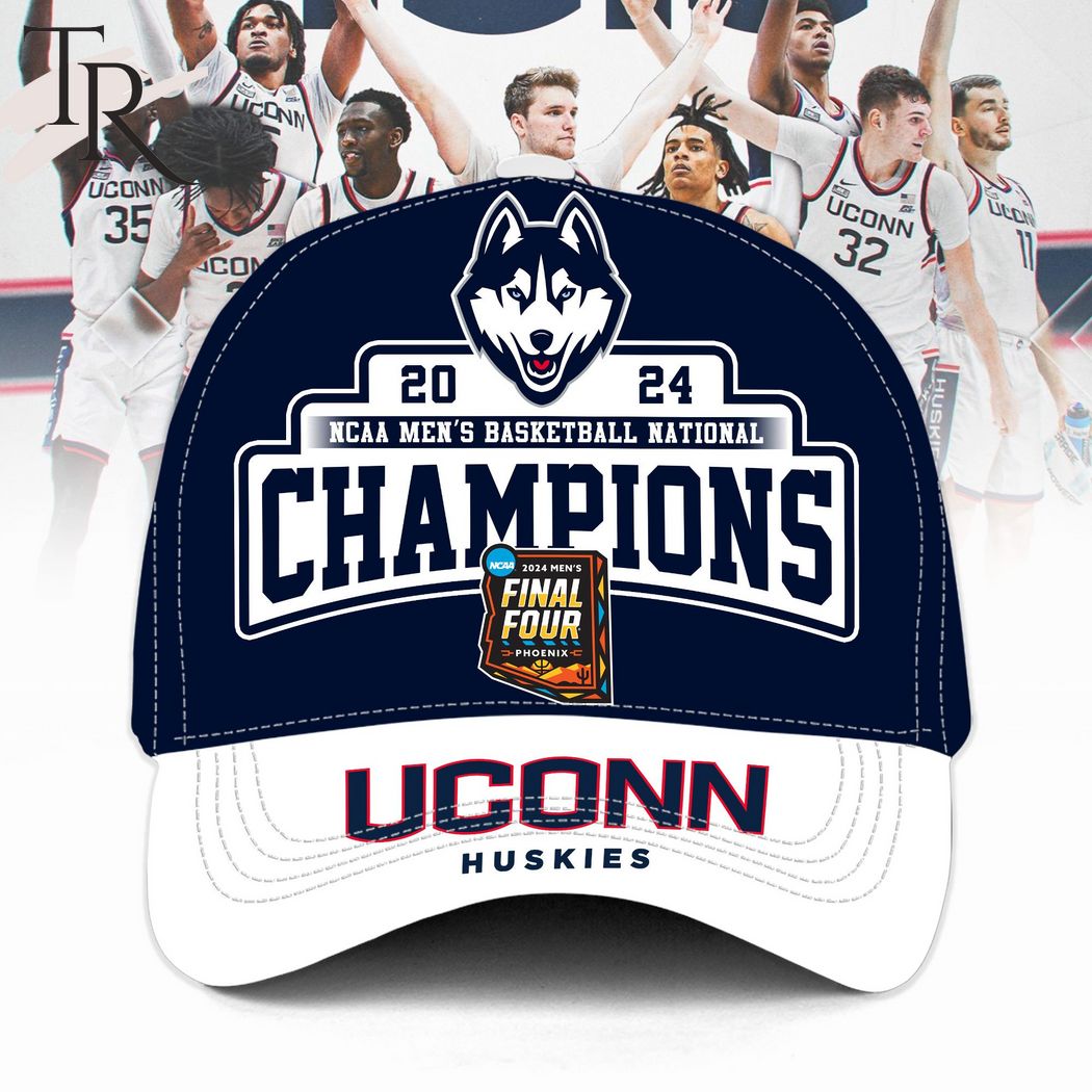 2024 NCAA Men's Basketball National Champions Uconn Huskies Classic Cap - Navy