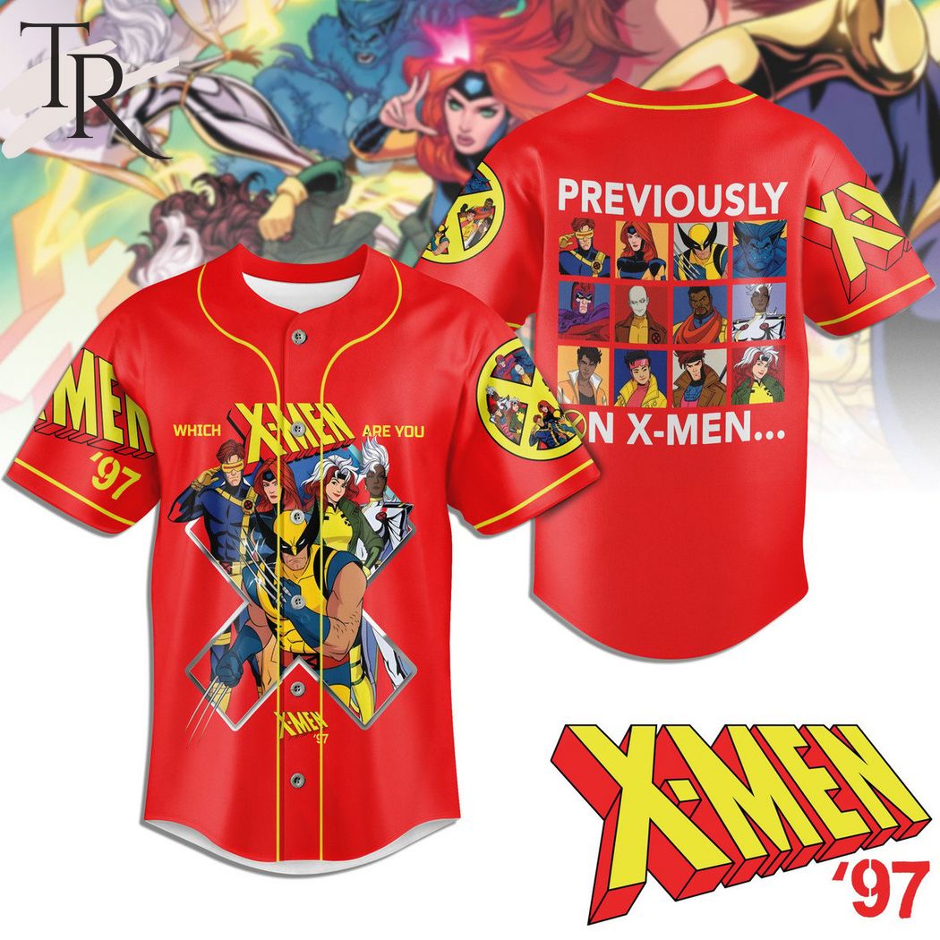 Which X-Men Are You Previously On X-Men Custom Baseball Jersey