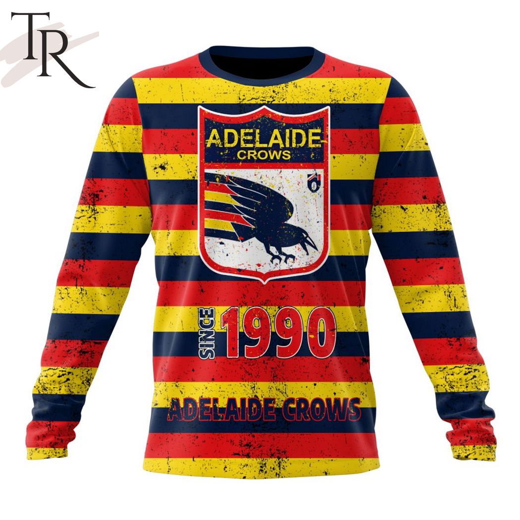 AFL Adelaide Crows Special Retro Heritage Design Hoodie