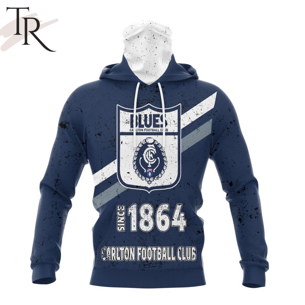 AFL Carlton Football Club Special Retro Heritage Design Hoodie