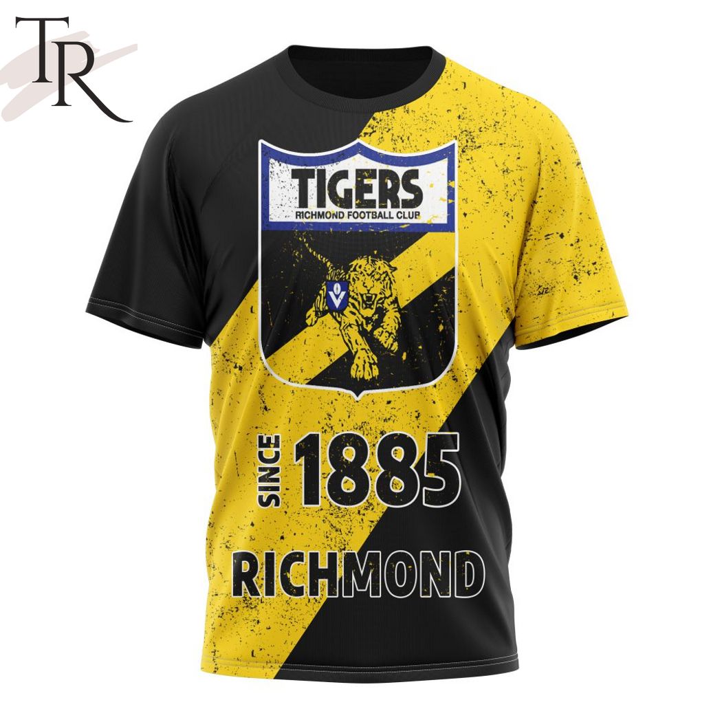 AFL Richmond Tigers Special Retro Heritage Design Hoodie