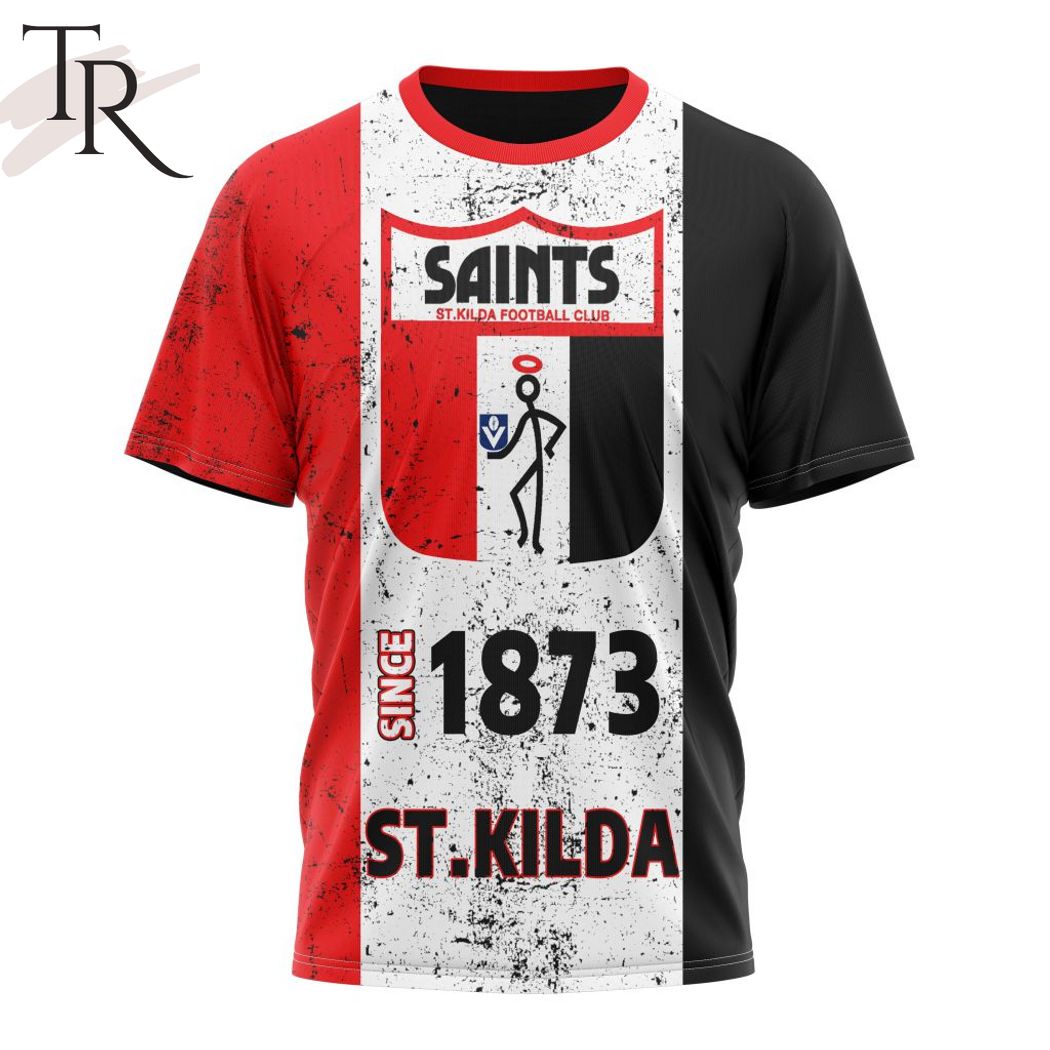 AFL St Kilda Football Club Special Retro Heritage Design Hoodie