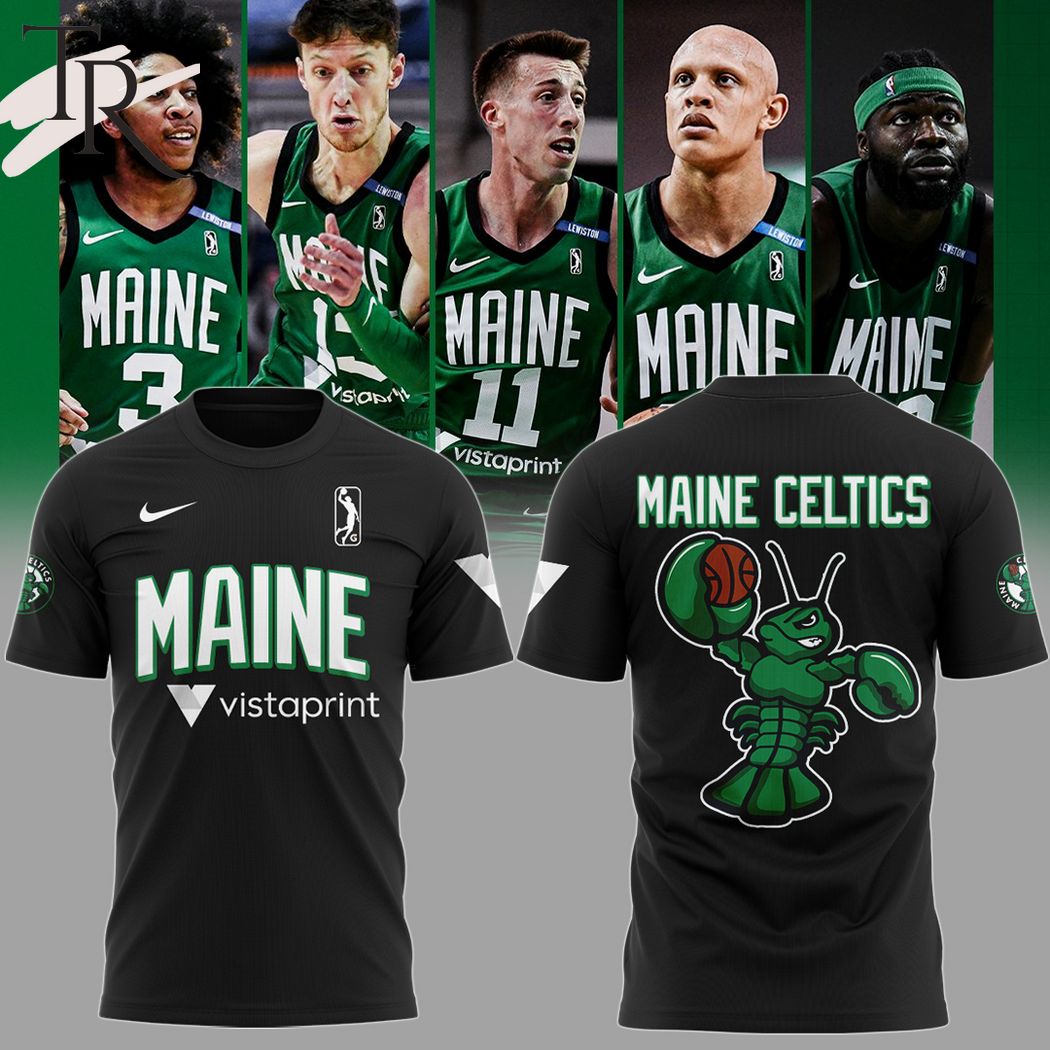 Maine Celtics NBA G League T-Shirt - Black