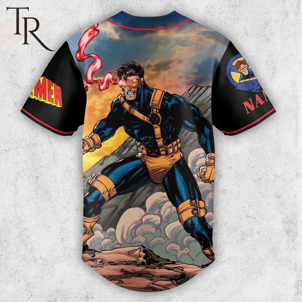 X-Men Cyclops Custom Baseball Jersey