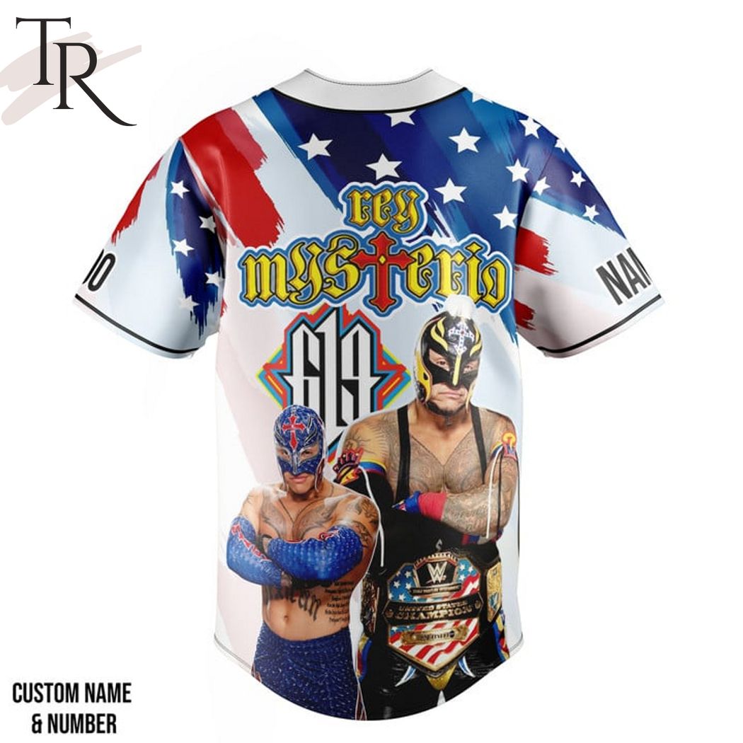 Rey Mysterio 619 Custom Baseball Jersey