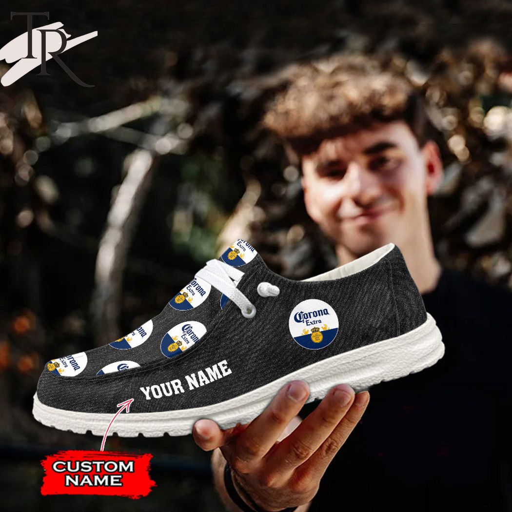 Corona Custom Name Hey Dude Shoes