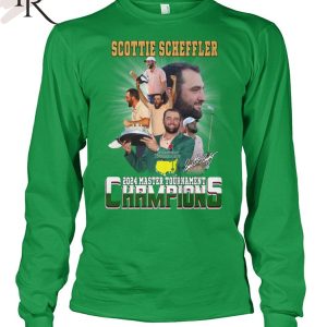 Scottie Scheffler 2024 Master Tournament Champions T-Shirt