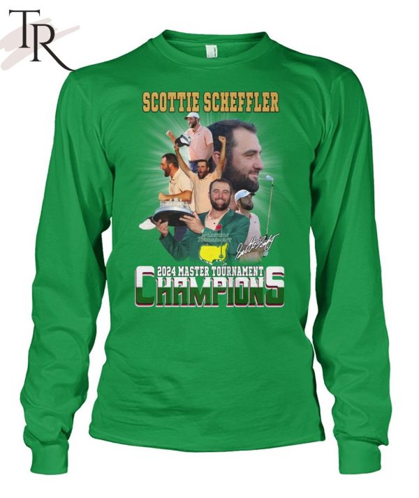 Scottie Scheffler 2024 Master Tournament Champions T-Shirt