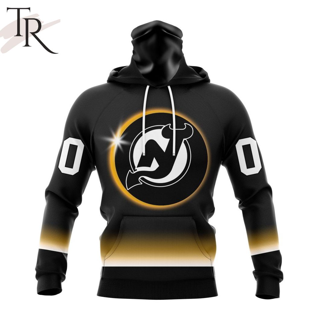 NHL New Jersey Devils Special Eclipse Design Hoodie
