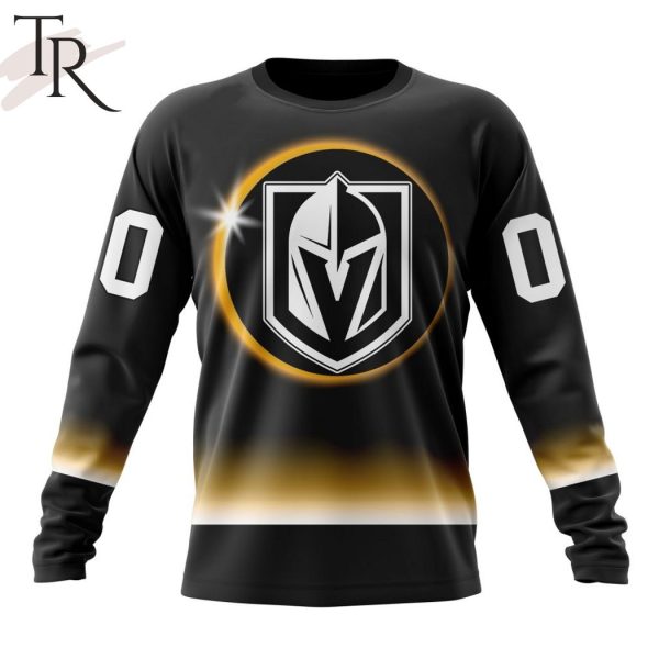 NHL Vegas Golden Knights Special Eclipse Design Hoodie
