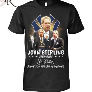 John Sterling 1989-2024 Thank You For The Memories T-Shirt