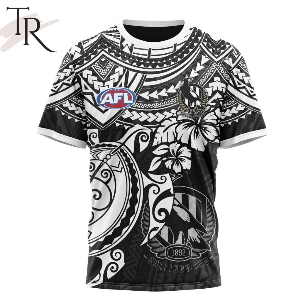 AFL Collingwood Football Club Polynesian Concept Kits Hoodie