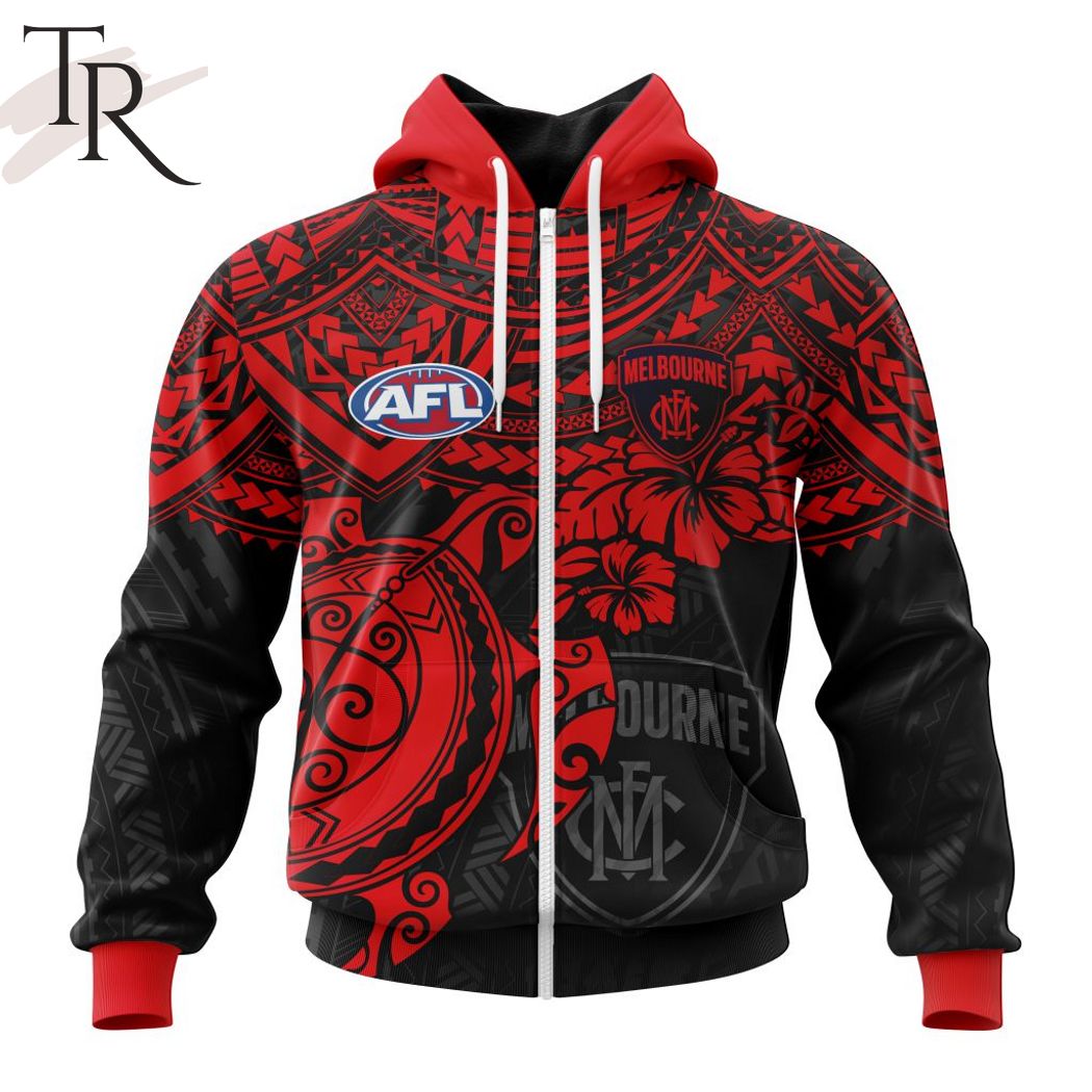 AFL Melbourne Football Club Polynesian Concept Kits Hoodie