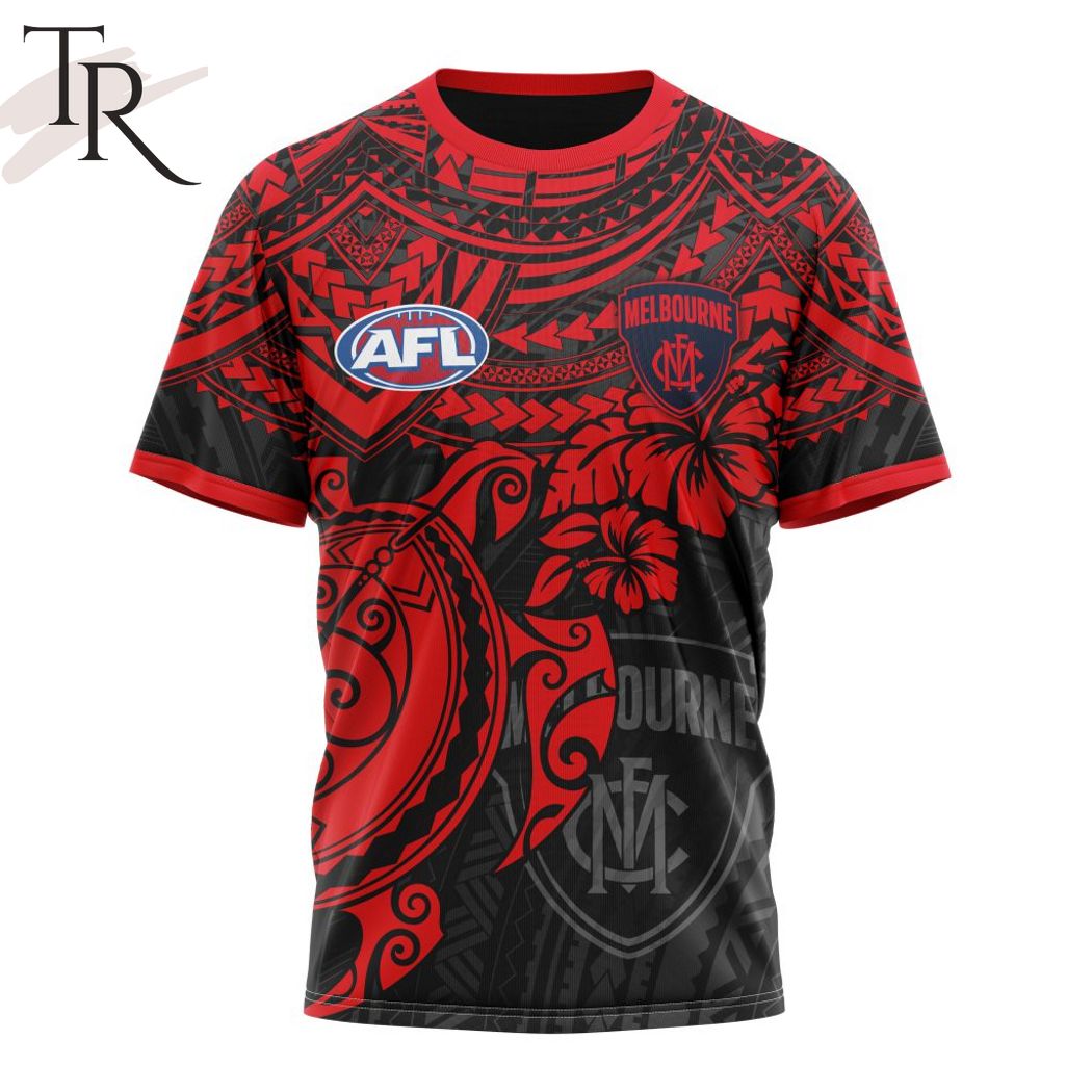 AFL Melbourne Football Club Polynesian Concept Kits Hoodie